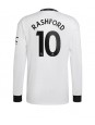 Manchester United Marcus Rashford #10 Auswärtstrikot 2022-23 Langarm